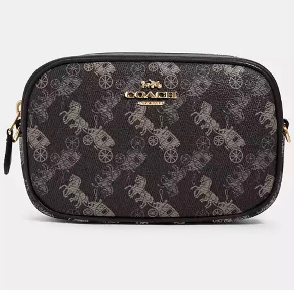Coach Convertible Belt Bag With Horse And Carriage Print
